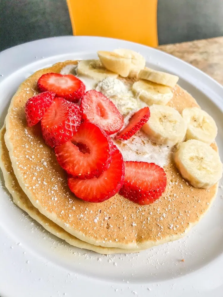 Strawberry & Banana Pancakes